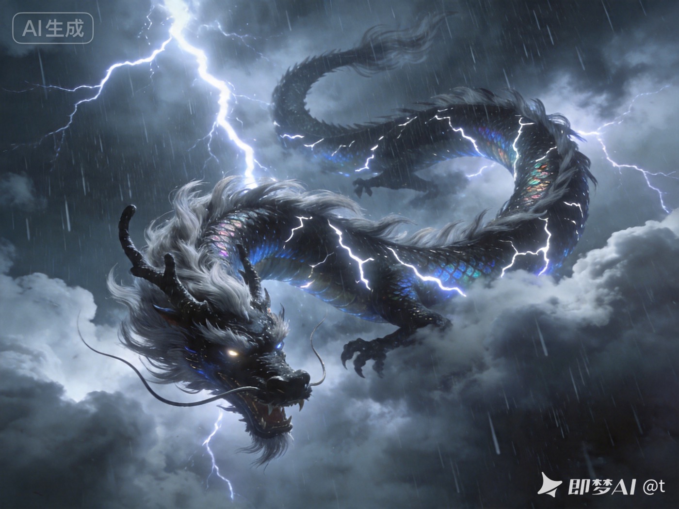 Seedance 2.5 storm dragon prompt example